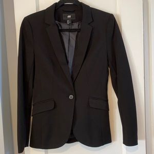 H&M Fitted Blazer Lined Jacket Size 6